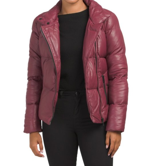 Bod & christensen removable hood leather jacket online